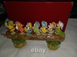 Jim Shore Disney Traditions Homeward Bound Snow White 7 Dwarves on a Log