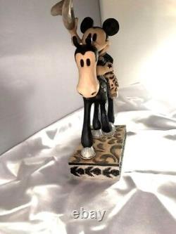 Jim Shore Disney Traditions Howdy Pardner Mickey B&w