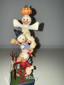 Jim Shore Disney Traditions Huey, Dewey and Louie Stacked Halloween 6007079 New