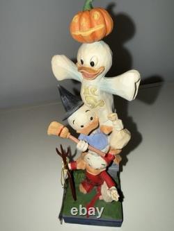 Jim Shore Disney Traditions Huey, Dewey and Louie Stacked Halloween 6007079 New