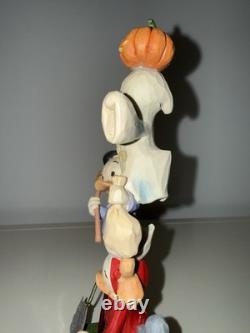 Jim Shore Disney Traditions Huey, Dewey and Louie Stacked Halloween 6007079 New