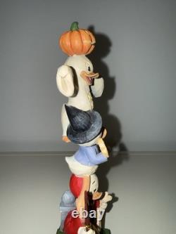 Jim Shore Disney Traditions Huey, Dewey and Louie Stacked Halloween 6007079 New
