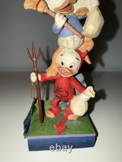 Jim Shore Disney Traditions Huey, Dewey and Louie Stacked Halloween 6007079 New