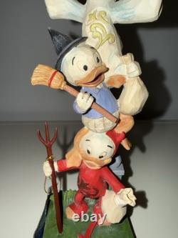 Jim Shore Disney Traditions Huey, Dewey and Louie Stacked Halloween 6007079 New
