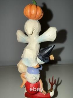 Jim Shore Disney Traditions Huey, Dewey and Louie Stacked Halloween 6007079 New