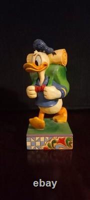 Jim Shore Disney Traditions I'd Rather Be Hiking Donald Duck Figurine WithBox