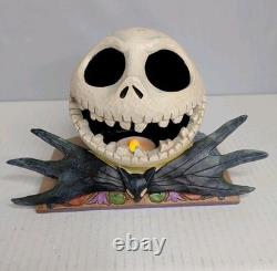Jim Shore Disney Traditions Illuminating Fright On Halloween Night RARE D5