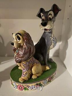 Jim Shore Disney Traditions Lady & The Tramp Scheming Suitors Opposites Attract