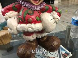 Jim Shore Disney Traditions Large Mickey Mouse Figure Xmas Santa New