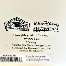 Jim Shore Disney Traditions Laughing All The Way Mickey Mouse Pluto Christmas