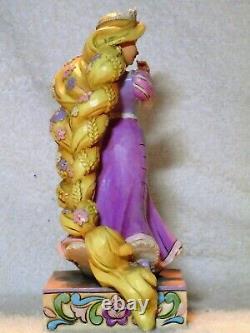 Jim Shore Disney Traditions Loyalty & Love Rapunzel & Pascal #4037514 Rare