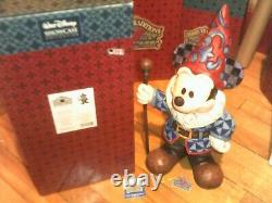 Jim Shore Disney Traditions MICKEY MOUSE GNOME Big Fig Garden Statue LOOK! NEW