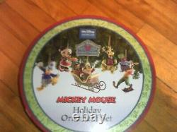Jim Shore Disney Traditions MICKEY MOUSE HOLIDAY ORNAMENT SET 5 pcs. LOOK! NIB