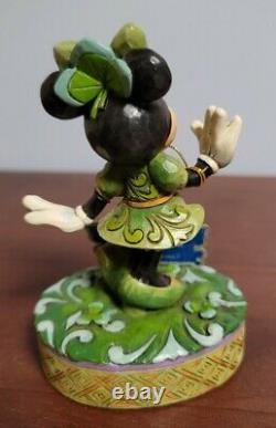 Jim Shore Disney Traditions MINNIE MOUSE WISHING ON A SHAMROCK #4037517