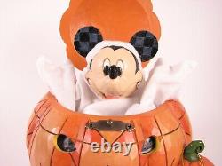 Jim Shore Disney Traditions Mickey Beware Of The Pumpkin Patch 4016580