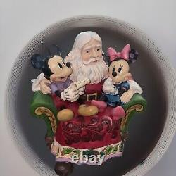 Jim Shore Disney Traditions Mickey & Minnie Christmas Wishes Enesco #4046017