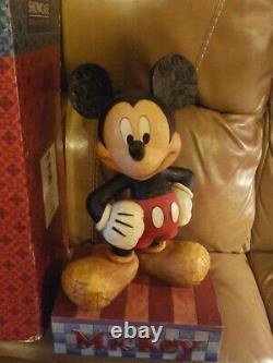 Jim Shore Disney Traditions Mickey Mouse Big Smile Big Heart Big Fig Figure