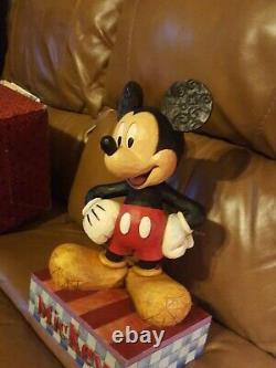 Jim Shore Disney Traditions Mickey Mouse Big Smile Big Heart Big Fig Figure