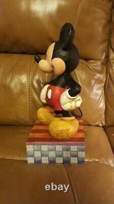 Jim Shore Disney Traditions Mickey Mouse Big Smile Big Heart Big Fig Figure