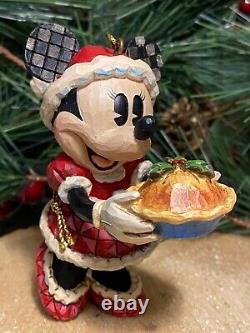 Jim Shore Disney Traditions Mickey Mouse Holiday Ornament Set 5 Beautiful Pieces