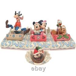 Jim Shore Disney Traditions Mickey Mouse Minnie Donald Pluto Goofy Chip n' Dale