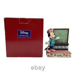 Jim Shore Disney Traditions Minnie Mouse Class Act Excellent Condition JAPAN