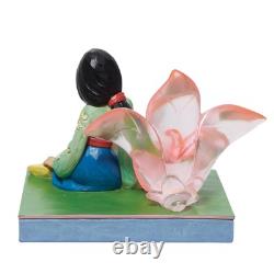 Jim Shore Disney Traditions Mulan Clear Cherry Blossom Figurine 6.5 Inch