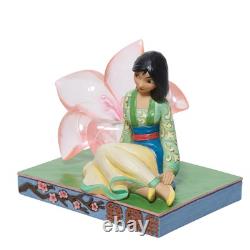 Jim Shore Disney Traditions Mulan Clear Cherry Blossom Figurine 6.5 Inch