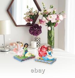 Jim Shore Disney Traditions Mulan Clear Cherry Blossom Figurine 6.5 Inch