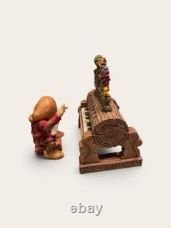 Jim Shore Disney Traditions Ornery Organist Grumpy 4032868 2-Piece EUC Retired