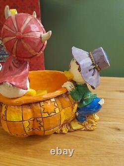 Jim Shore Disney Traditions Playing Tricks and Sharing Treats Halloween