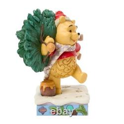 Jim Shore Disney Traditions Pooh and Piglet Christmas Tree Figurine 6016886