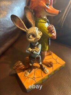 Jim Shore Disney Traditions RARE Zootopia Partners in Crime