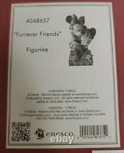 Jim Shore Disney Traditions Rare FURREVER FRIENDS #4048657 Minnie Mouse & Fifi