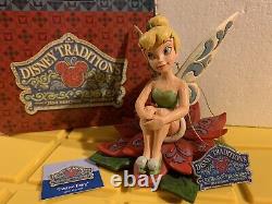 Jim Shore Disney Traditions Rare Hand Signed Tinkerbell Festive Fairy #4025487