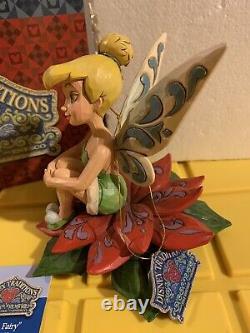 Jim Shore Disney Traditions Rare Hand Signed Tinkerbell Festive Fairy #4025487