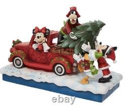 Jim Shore Disney Traditions Red Truck with Mickey and Friends Figurine 6010868