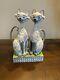 Jim Shore Disney Traditions Scheming Suitors Si Am Siamese Cat Lady & The Tramp