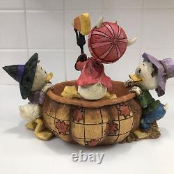 Jim Shore Disney Traditions Showcase Playing Tricks Sharing Treats Halloween