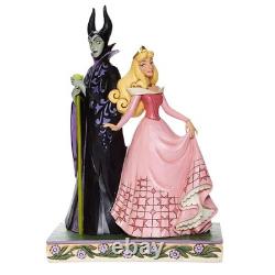 Jim Shore Disney Traditions Sleeping Beauty Aurora & Maleficent 9 Figurine