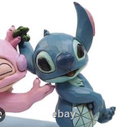 Jim Shore Disney Traditions Stitch & Angel Figure Lilo & Stitch Collectible