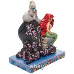 Jim Shore Disney Traditions The Little Mermaid Ariel and Ursula Figurine, 9.5