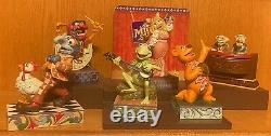 Jim Shore Disney Traditions The Muppets Full Set Stage, all 5 Characters