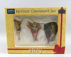 Jim Shore Disney Traditions Tinkerbell 3 Holiday Ornament Set MIB