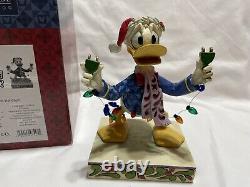 Jim Shore Disney Traditions Unplugged For The Holidays Donald Duck Mib