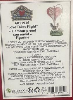 Jim Shore Disney Traditions Valentine Mickey Minnie Heart Air Balloon 6011916