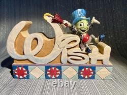 Jim Shore Disney Traditions WISH Jiminy Cricket RARE. Please READ DESCRIPTION