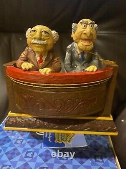 Jim Shore Disney Traditions Waldorf and Statler Critical Curmudgeons BOXED
