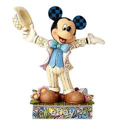 Jim Shore Disney Traditions White Woodland 4059742 Spring Mickey Figurine