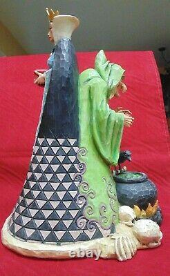 Jim Shore Disney Traditions Wicked Snow White Evil Two-sided Witch Figurine